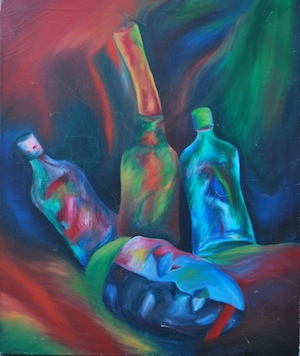 Still Life painted in oil approx. 30x40